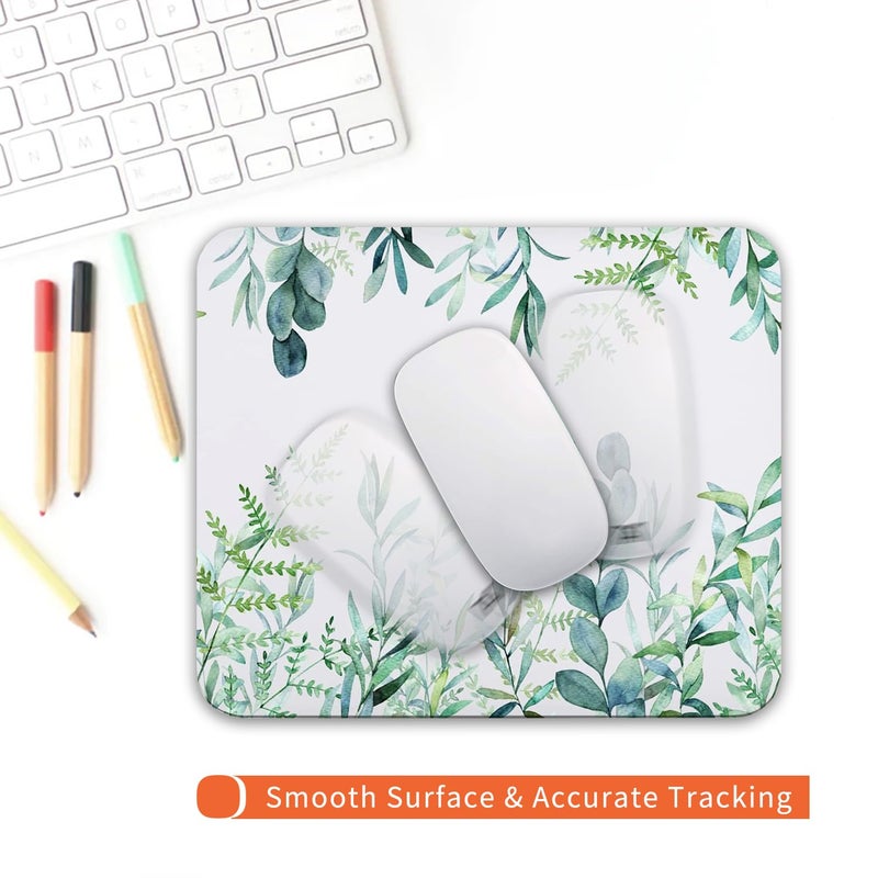 Armanza Square Mouse Pad Green Grass, Personalized Premium-Textured Custom Mouse Mat Design, Washable Mousepad Cloth, Non-Slip Rubber Base Computer Mouse Pads for Wireless Mouse - Image 4